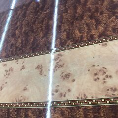 Wa941 ガラスセンターテーブル アンティーク風の画像