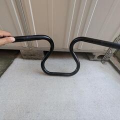 くねりZバーハンドル/1インチハンドル/ブラック/アメリカン・クルーザースタイルの画像