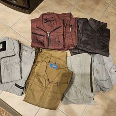 【作業服上下セット】L～３L・未使用品もあります