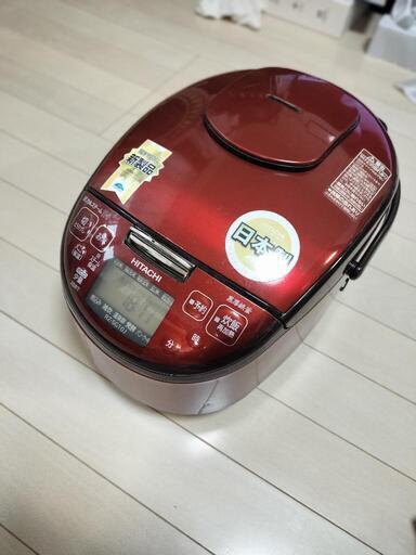 極上炊き　圧力\u0026スチーム　日立IHジャー　炊飯器　RZ-SG10J レッド