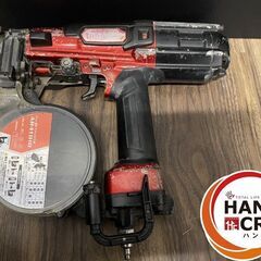 【中古】マキタ 高圧釘打ち機 AR411HR 使用ビス長さ:連結ビス(コイルタイプ)25～41mm 使用空気圧力:1.76～2.26MPa(18～23kgf/㎠)