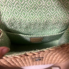 カゴバック　編みバッグの画像