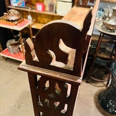 無垢材　ウォールシェルフ　アンティーク　輸入家具 武蔵小山店】 ヨーロッパ ビンテージ 無垢材 マホガニー 木製 ウォール