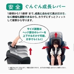 Aprica(アップリカ) ISOFIX固定  チャイルド&ジュニアシート の画像