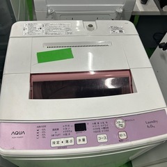 ご来店時、ガン×2お値引き‼️AQUA(アクア) 2017年製 6.0kg 洗濯機🎉