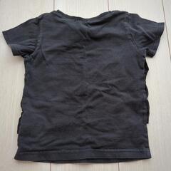 a.v.v リボンTシャツ 110 ベスト フリル ブラックの画像