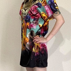 ワンピース ドレス パーティ 華やかの画像