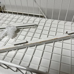 ［受渡者決まり］無印良品　スチールユニットシェルフ　ワイヤーバスケットの画像