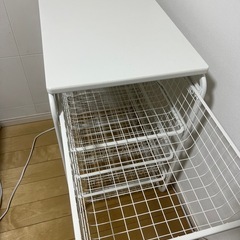 棚　ラック　スチール　ホワイト　の画像