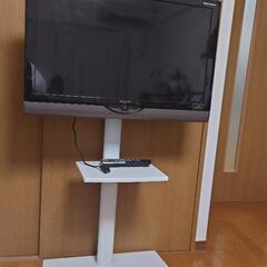 モニター＋スタンド（テレビスタンド+テレビ）
