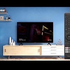 テレビ台➕テレビ  ハイセンス50E65G 50インチ　2023 年製 (10km以内なら無料配達も含む)の画像