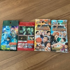 新品未開封　トレカ４パック　ベトナム語版　名探偵コナン　ハイキュ...