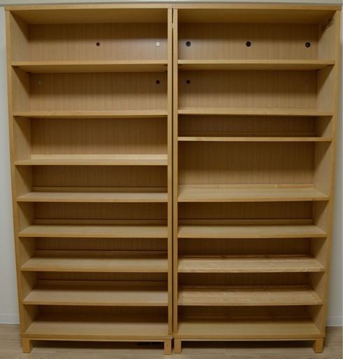 最終値下げ】無印良品 薄型本棚 2個セット