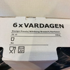 IKEA　ヴァルダーゲン　グラス　コップ　△の画像