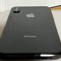 iPhoneXS 256GB simfree 黒　82% 新品ケース/フィルム付の画像