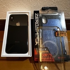 iPhoneXS 256GB simfree 黒　82% 新品ケ...