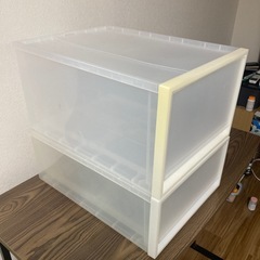 収納ケース 2個の画像