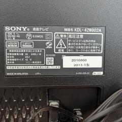 ソニー42インチ液晶TV FireTV stick付きの画像