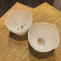 ガラス器　6個そうめんのつけ皿などにの画像