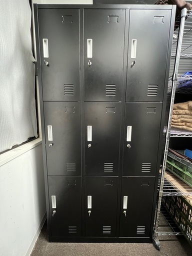 9人用ロッカー/鍵付きロッカー/更衣室