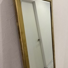 ゴールド　姿見　鏡の画像