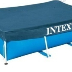 カバー・フィルターポンプ付き INTEX フレームプール 