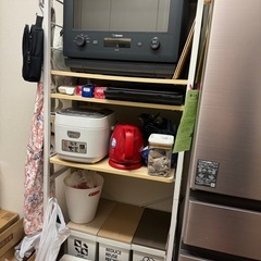 ☆取引中
【21~24日】レンジ台 炊飯器ラック レンジラック レンジボード キッチン ラック の画像