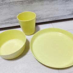 【新品】 ボウル プレート コップ 9点セット 電子レンジ対応  小皿 軽量 割れない 食器 一人暮らし パーティー の画像