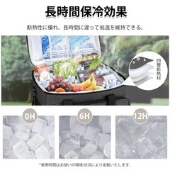 ソフトクーラーボックス   保冷バッグ 大容量 30Lの画像