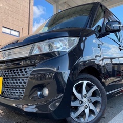 走行10万キロ台☆月々9千円〜分割払い可❗️ 車検2年付き！【名義変更代込み】大人気☆スズキ パレットSW☆HDDナビ付き☆走行中DVD見れます☆電動スライドドア付き☆ドラレコ☆スマートキー☆フルオートエアコン☆純正アルミ☆事故修復歴無し☆そのまま乗って帰れます‼️の画像