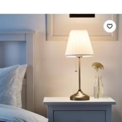 【値下げ‼️】 IKEA テーブルランプ ホワイトの画像