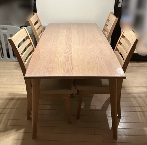 【ニトリ】ダイニングテーブル5点セット ¥134,990→¥31,000