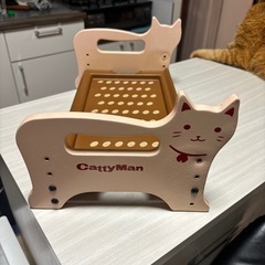 猫用食器置きの画像