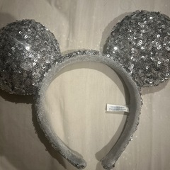 ディズニー　ミッキー　カチューシャ　スパンコール
