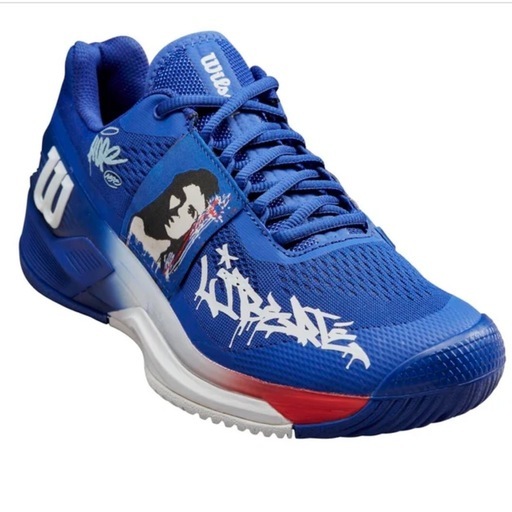 早い者勝ち！　限定品 コラボ商品 新品未使用品　ウィルソン  ラッシュプロ4.0 オールコート ブルー