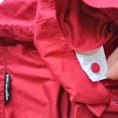 magazine rack 艶やかなフェラーリレッド色のブラウス 長袖 9号の画像