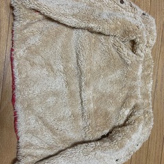 ミキハウス　裏起毛　ダウンベスト　80cmの画像