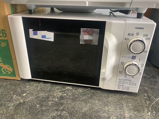 ☆中古￥5,800！TWIN BIRD　電子レンジ　家電　DR-D419型　2021年製　【BI094】