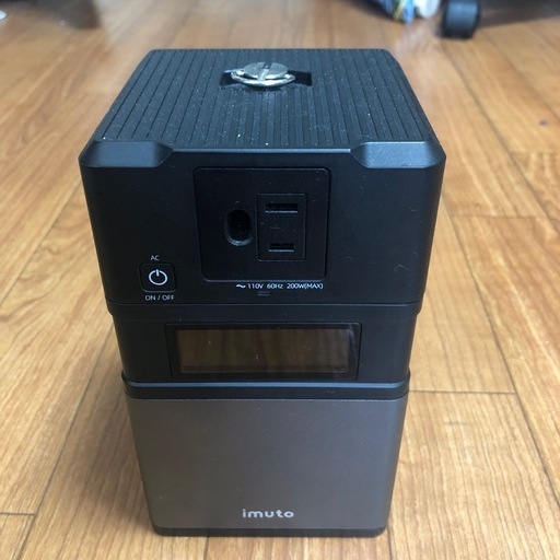 緊急災害時などに。大容量モバイルバッテリーポータブル 電源　138Wh/ 38400mAh PSE認証AC200W 100W AC出力対応！中古品！
