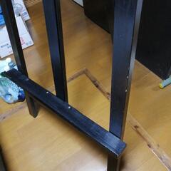 木製イーゼルスタンド　ブラックの画像