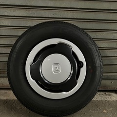 N-VAN 新車外し　タイヤ　ホイール　キャップ付き