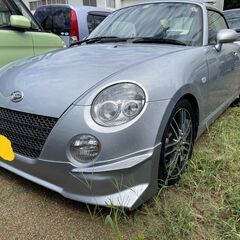 ダイハツ　コペン　AT　H14年　車検R7年4月29日　145000ｋ　銀の画像