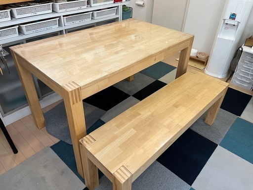 IKEA イケア NORDBY ダイニングテーブル ベンチセット