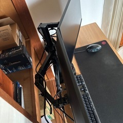 23.8型FHD　PCモニター　2台セット（広島市周辺であればお届けします）の画像
