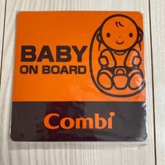 Combi　コンビ　カーステッカー　BABY ON BOARD