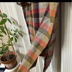 新品チェックチュニックワンピースの画像