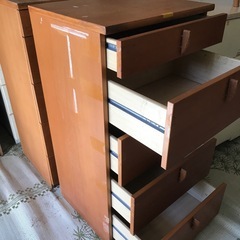 　　天然木引き出し、の画像