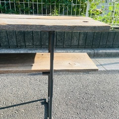 テレビ台 シェルフ 古材＋アイアン レトロの画像