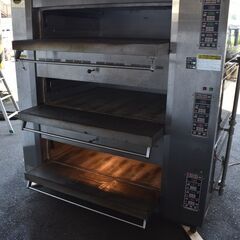 ≪zyt1628ジ≫ Kyuhan/キュウーハン 輻射窯 ガスオーブン ② EKII-6123Y 都市ガス用 AC100V 2011年製造？ 大型/製パン/業務用/EK2 現状品 60818-04の画像