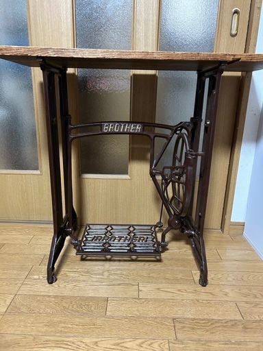 BROTHER 足踏みミシン台　テーブル　飾り棚
